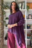 Big Softie Super Slant Knit Jumper Fig